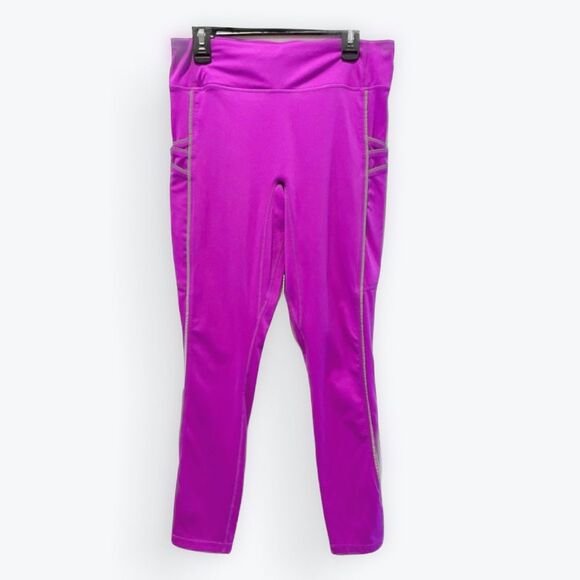Fabletics Anywhere Motion365 High-Waisted Moto 7/8 Legging Orchid Purple Medium‎ - Picture 3 of 9
